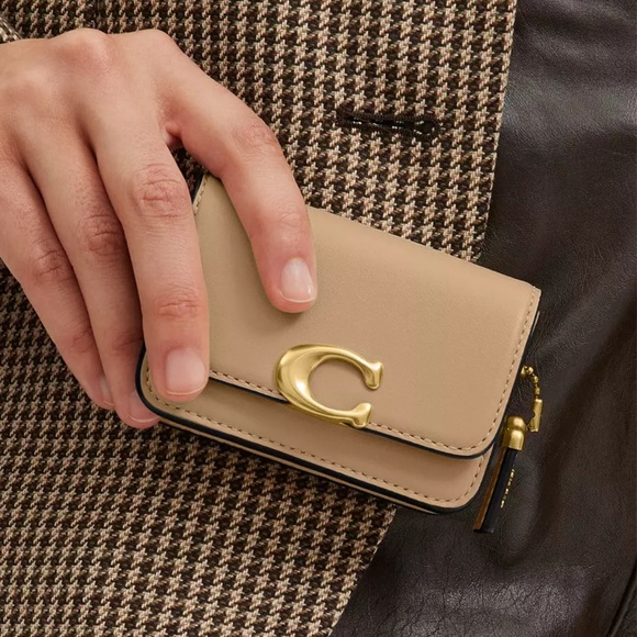 Coach 1941 Bandit Card Case Belt Bag in Brass/Tan Luxe Refined Calf Leather NWT - Picture 12 of 15